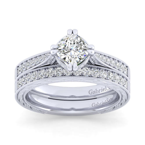 14K White Gold Matching Wedding Band 14K White Gold Matching Wedding Band