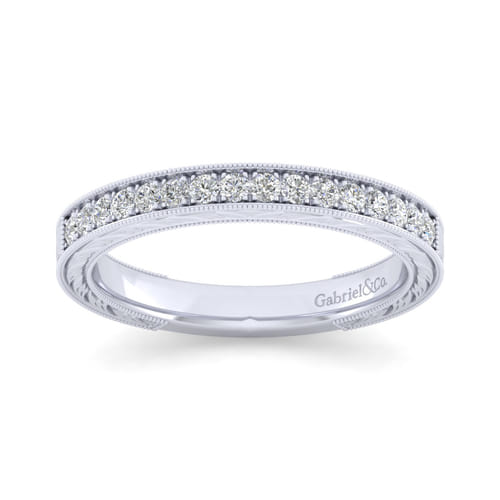 14K White Gold Matching Wedding Band 14K White Gold Matching Wedding Band