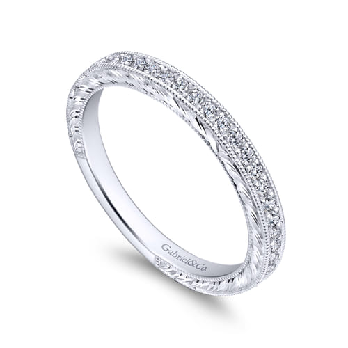 14K White Gold Matching Wedding Band 14K White Gold Matching Wedding Band