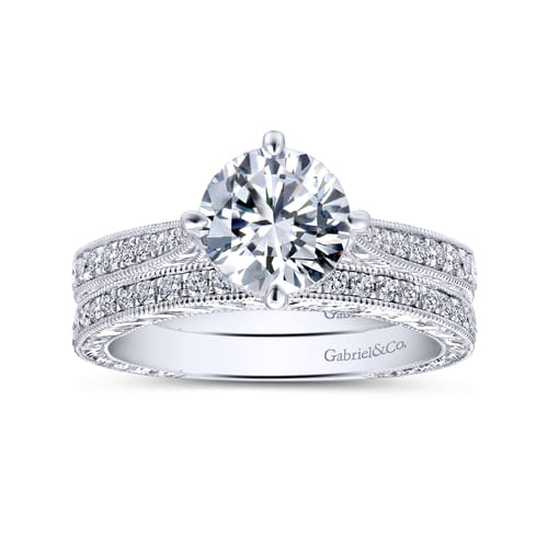 14K White Gold Matching Wedding Band 14K White Gold Matching Wedding Band