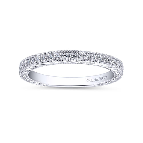 14K White Gold Matching Wedding Band 14K White Gold Matching Wedding Band