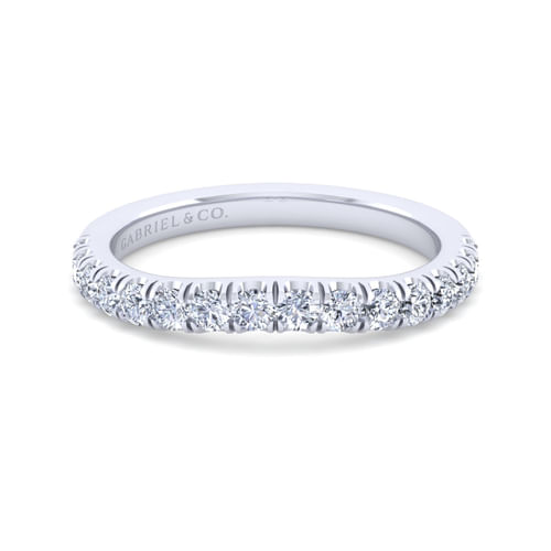 14K White Gold Matching Wedding Band
