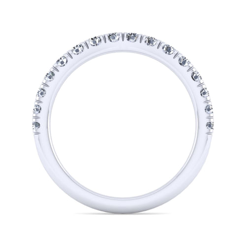 14K White Gold Matching Wedding Band