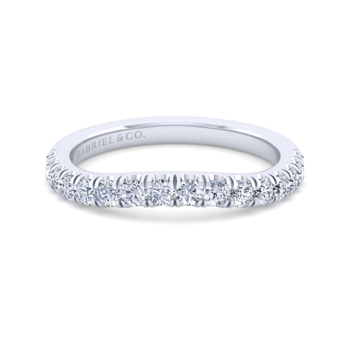 14K White Gold Matching Wedding Band