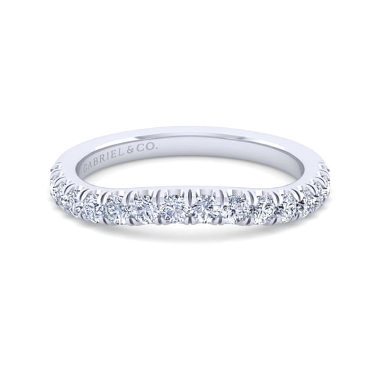 Gabriel - 14K White Gold Matching Wedding Band