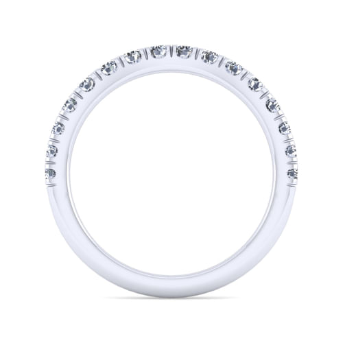 14K White Gold Matching Wedding Band