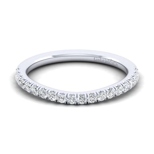 14K White Gold Matching Wedding Band