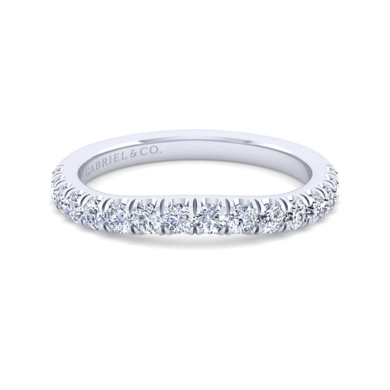 Gabriel - 14K White Gold Matching Wedding Band