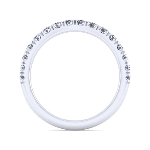 14K White Gold Matching Wedding Band