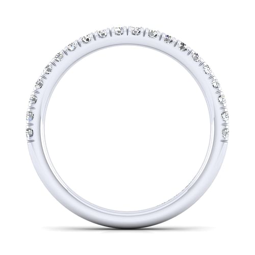 14K White Gold Matching Wedding Band