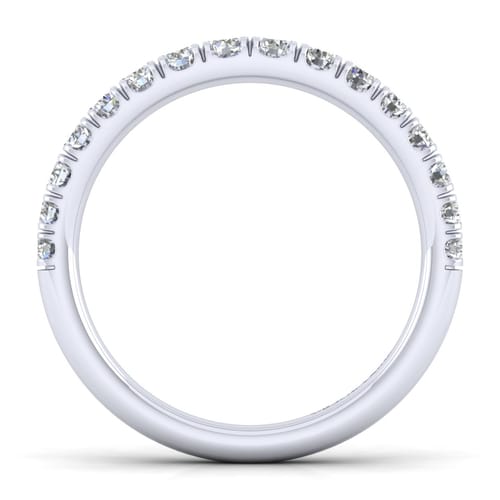 14K White Gold Matching Wedding Band