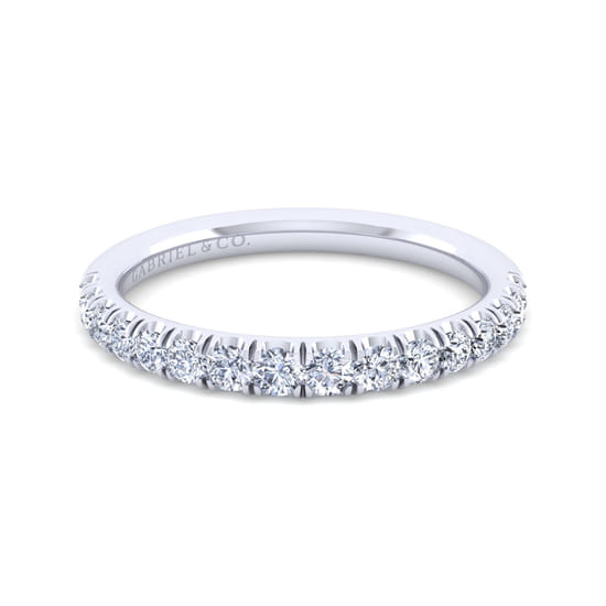 Gabriel - 14K White Gold Matching Wedding Band