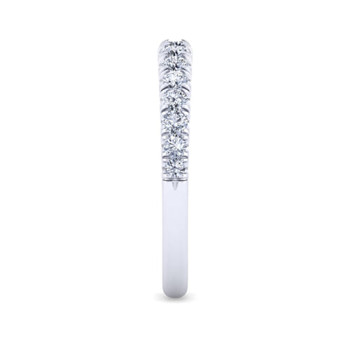 14K White Gold Matching Wedding Band