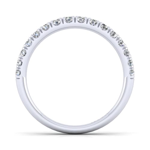14K White Gold Matching Wedding Band