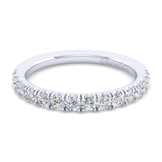 Gabriel - 14K White Gold Matching Wedding Band
