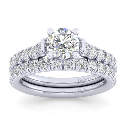 14K White Gold Matching Wedding Band 14K White Gold Matching Wedding Band