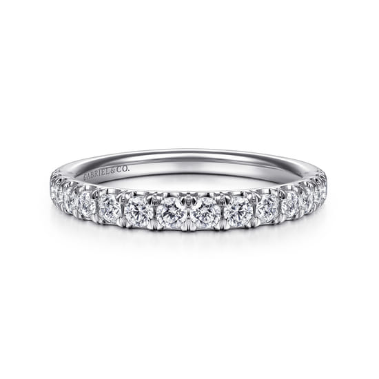 Gabriel - 14K White Gold Matching Wedding Band