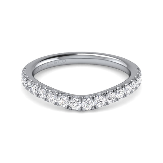 Gabriel - 14K White Gold Matching Wedding Band