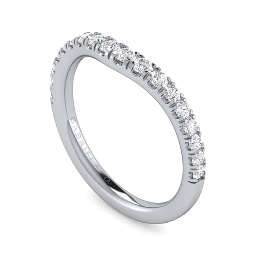 14K White Gold Matching Wedding Band 14K White Gold Matching Wedding Band