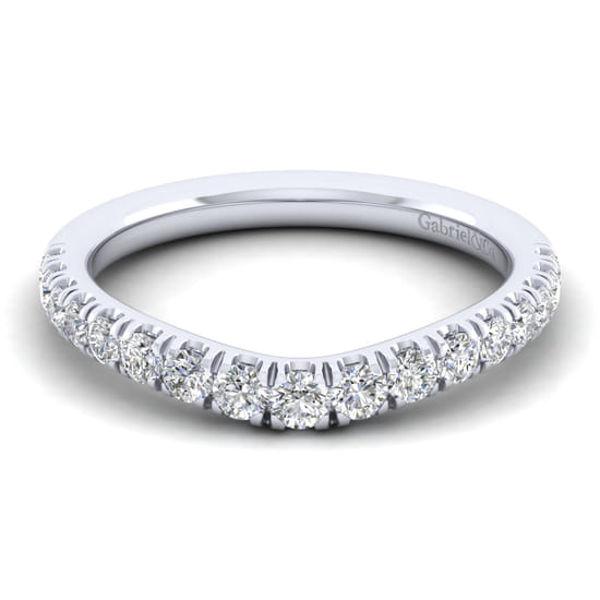 Gabriel - 14K White Gold Matching Wedding Band