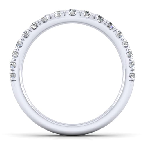 14K White Gold Matching Wedding Band