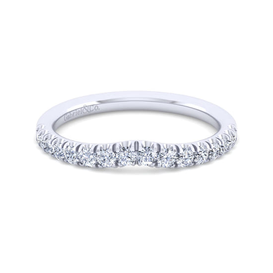 Gabriel - 14K White Gold Matching Wedding Band