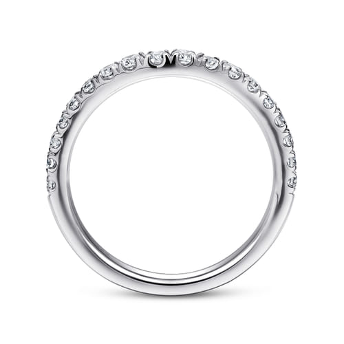 14K White Gold Matching Wedding Band