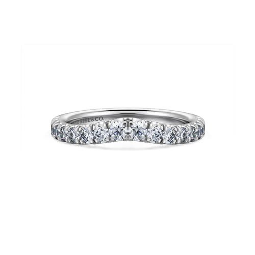 14K White Gold Matching Wedding Band