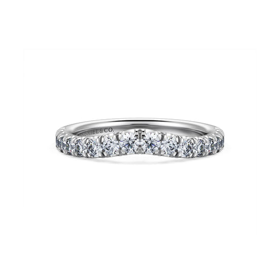 Gabriel - 14K White Gold Matching Wedding Band