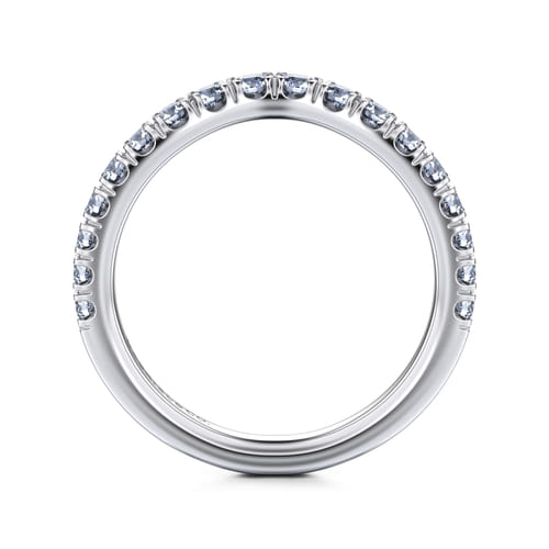 14K White Gold Matching Wedding Band