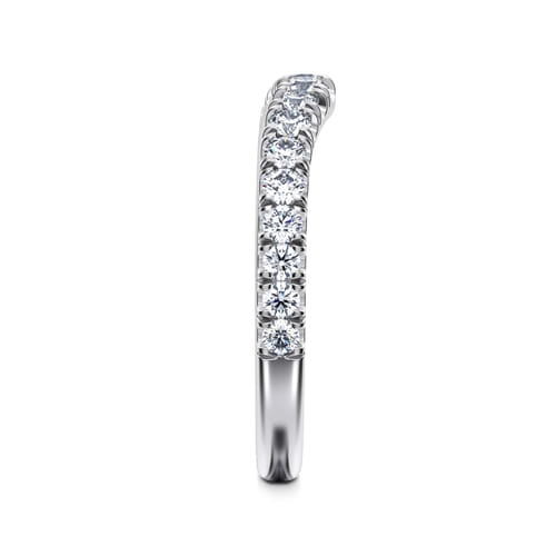 14K White Gold Matching Wedding Band