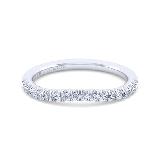 Gabriel - 14K White Gold Matching Wedding Band