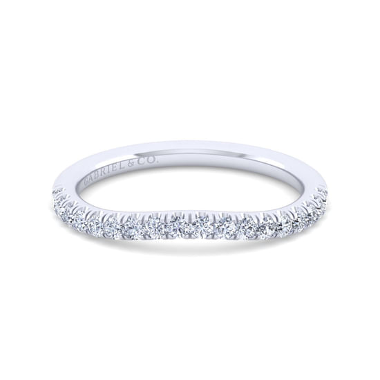 Gabriel - 14K White Gold Matching Wedding Band