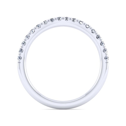 14K White Gold Matching Wedding Band