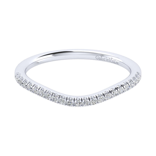 Gabriel - 14K White Gold Matching Wedding Band