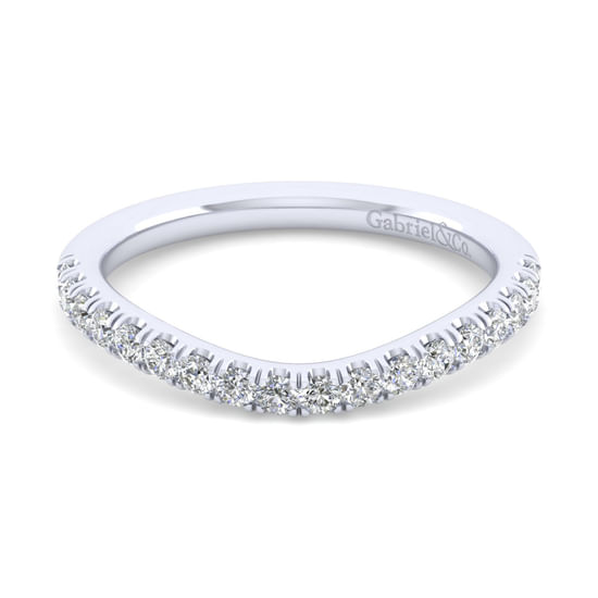 Gabriel - 14K White Gold Matching Wedding Band