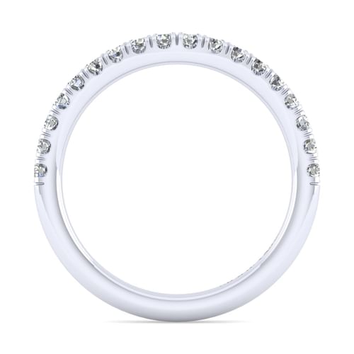 14K White Gold Matching Wedding Band