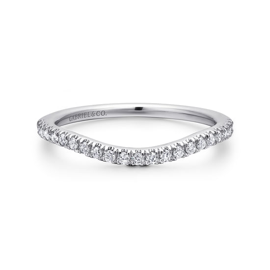 Gabriel - 14K White Gold Matching Wedding Band