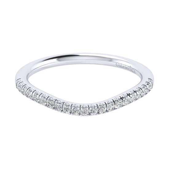 Gabriel - 14K White Gold Matching Wedding Band