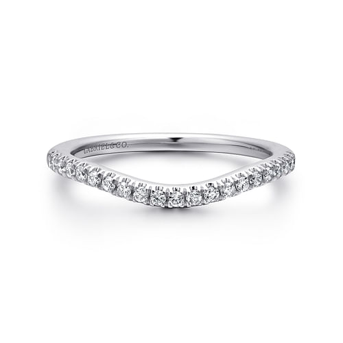 14K White Gold Matching Wedding Band
