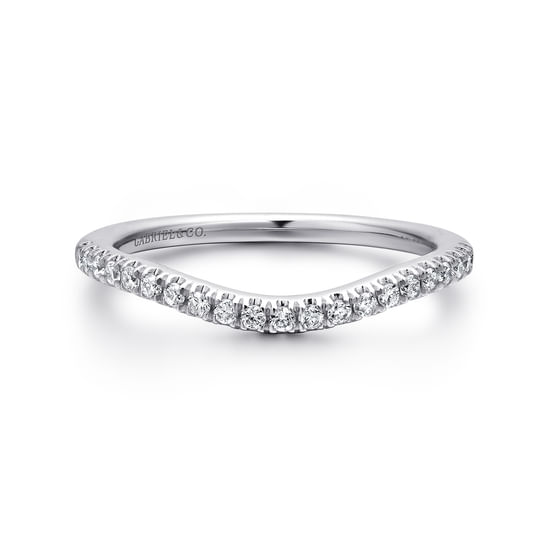 Gabriel - 14K White Gold Matching Wedding Band