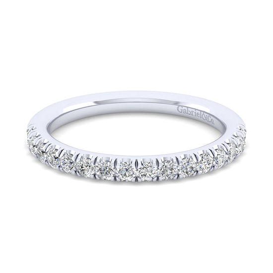 Gabriel - 14K White Gold Matching Wedding Band