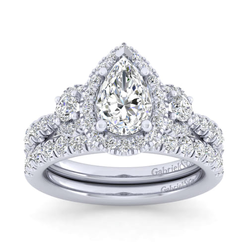 14K White Gold Matching Wedding Band 14K White Gold Matching Wedding Band