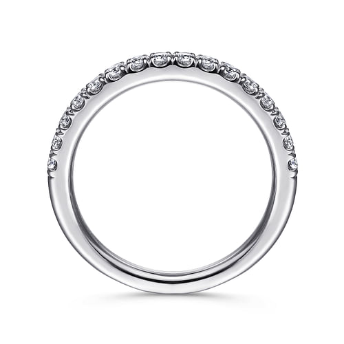 14K White Gold Matching Wedding Band