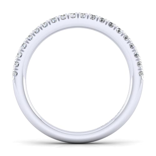 14K White Gold Matching Wedding Band