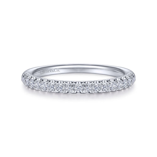 14K White Gold Matching Wedding Band