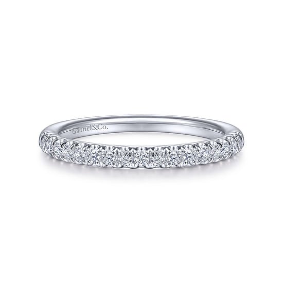 Gabriel - 14K White Gold Matching Wedding Band