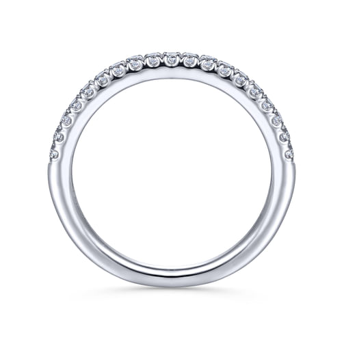 14K White Gold Matching Wedding Band