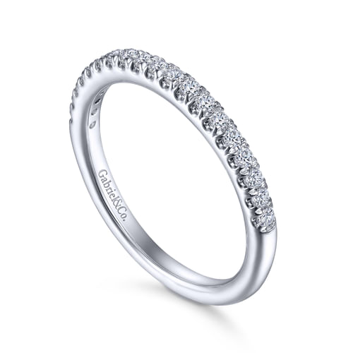14K White Gold Matching Wedding Band