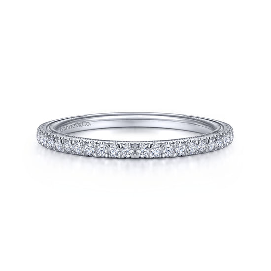 Gabriel - 14K White Gold Matching Wedding Band